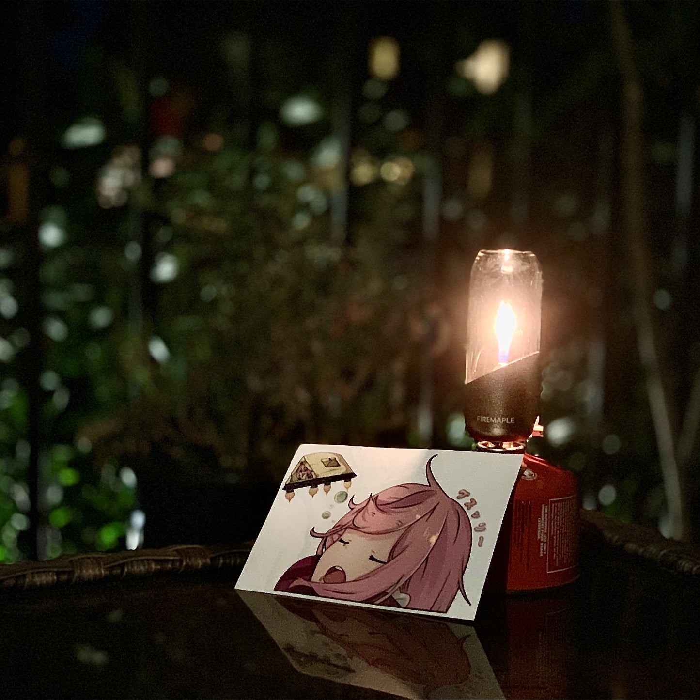 Pink Camp Girl | Sticker