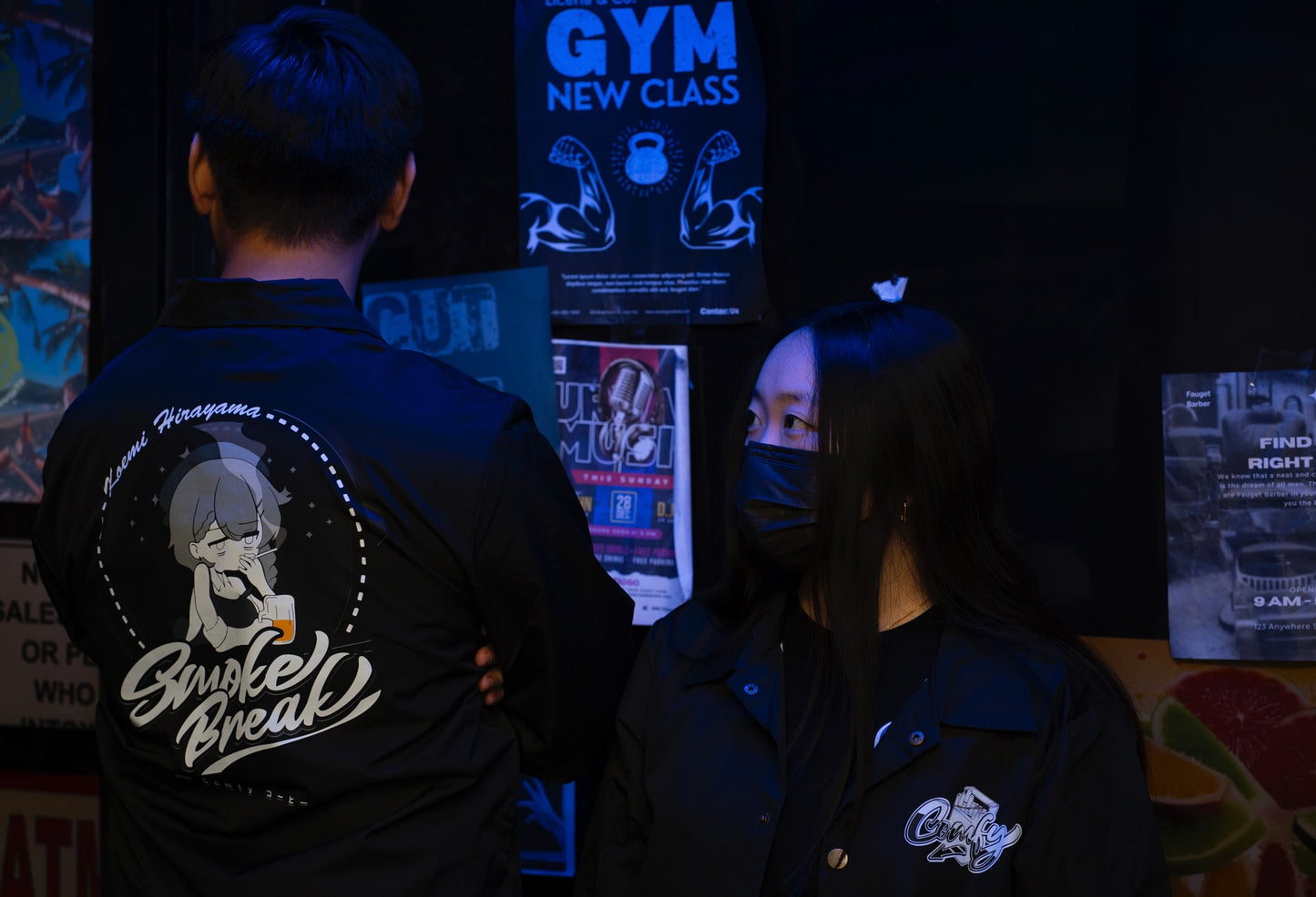 Koemi | Smoke Break | Coach Jacket